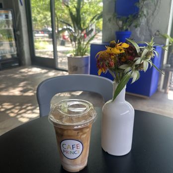 Cafe Prince - Vanilla latte - Cafes Near Me - Detroit, Michigan