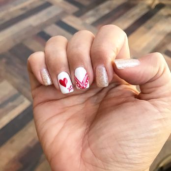 Nails By JoLe - When you forget to love with sincerity, just pain a sparkly reminder! - Nail Salons Near Me - Newport Beach, California