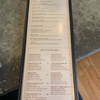 Jack Allen's Kitchen - Drinks - Southern Near Me - Round Rock, Texas