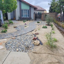 The DG was installed so thinly and not compacted into a solid surface. As soon as it rained, it all washed away.