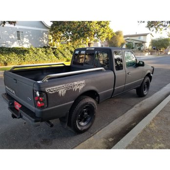 South Bay Liner King - This is a 2004 Ford ranger painted completely with bedliner with a custom side design. - Body Shops Near Me - Torrance, California South Bay Liner King - This is a 2004 Ford ranger painted completely with bedliner with a custom side design. - Body Shops Near Me - Torrance, California