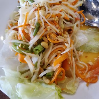 Bananas Thai Cuisine - Papaya Salad with Fish Sauce - Thai Near Me - Houston, Texas