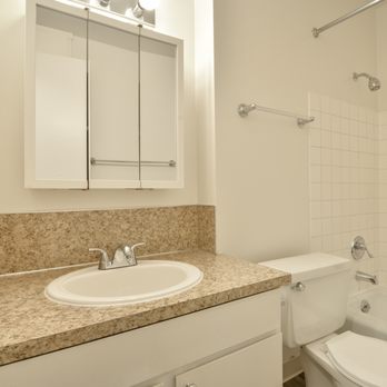 Hilldale Gardens - Bathroom has large linen closet with shelves and drawers behind the door - Apartments Near Me - Portland, Oregon Hilldale Gardens - Bathroom has large linen closet with shelves and drawers behind the door - Apartments Near Me - Portland, Oregon