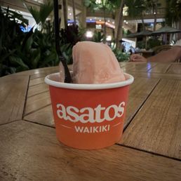 Passion orange guava sorbet Passion orange guava sorbet