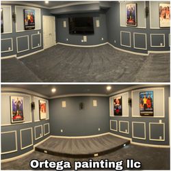 Ortega Painting - Molding and painting design