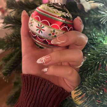 Beauty Me - First acrylics, holiday nails! Pretty present design - Nail Salons Near Me - Bellevue, Washington Beauty Me - First acrylics, holiday nails! Pretty present design - Nail Salons Near Me - Bellevue, Washington