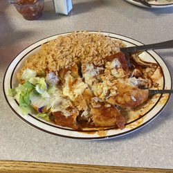 Alejandras Mexican Restaurant - Enchiladas Beef and Chicken