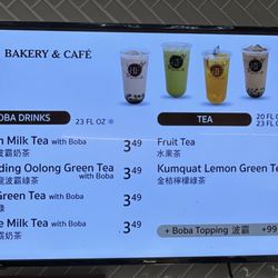 BF Bakery & Cafe - Menu