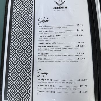 Uzbegim - Menu - Halal Near Me - Nashville, Tennessee Uzbegim - Menu - Halal Near Me - Nashville, Tennessee