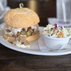 Embe Eatery and Lounge - Cuban pork with homemade coleslaw