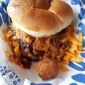 Culver's - Chili Cheeseburger & mashed potatoes! - Fast Food Near Me - Berwyn, Illinois Culver's - Chili Cheeseburger & mashed potatoes! - Fast Food Near Me - Berwyn, Illinois