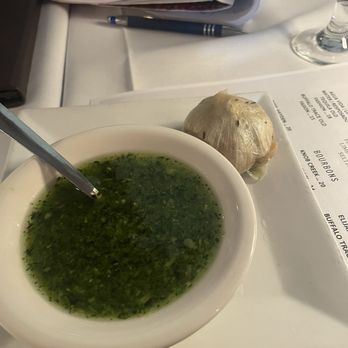 Garlic Rose Bistro - Olive oil with herbs and whole roasted garlic - American Near Me - Cranford, New Jersey