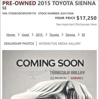 Temecula Valley Buick GMC - site price - Car Dealers Near Me - Temecula, California