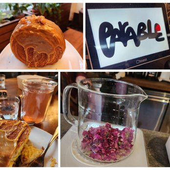Parable Cafe - Parable Cafe Caramel Apple Croissant  Rose Tea sweetened with honey - Cafes Near Me - Columbus, Ohio