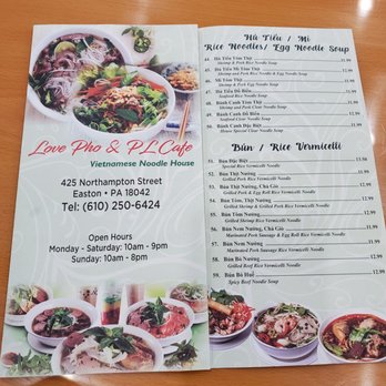Love Pho & PL Cafe - Menu - Vietnamese Near Me - Easton, Pennsylvania Love Pho & PL Cafe - Menu - Vietnamese Near Me - Easton, Pennsylvania