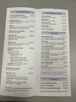 Menu photo 2 Strossner's Bakery & Cafe Greenville, SC