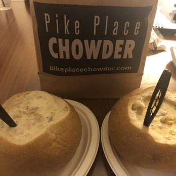 Pike Place Chowder - New England Clam Chowder and Crab & Oyster Chowder - Seafood Near Me - Seattle, Washington Pike Place Chowder - New England Clam Chowder and Crab & Oyster Chowder - Seafood Near Me - Seattle, Washington