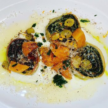 Alma - Swiss chard rotolo with golden beets and brown butter and parmigiano - Cafes Near Me - Minneapolis, Minnesota Alma - Swiss chard rotolo with golden beets and brown butter and parmigiano - Cafes Near Me - Minneapolis, Minnesota