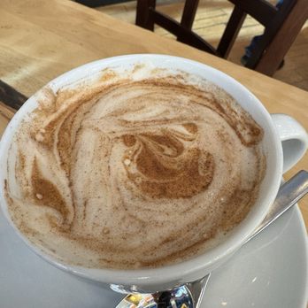 Yolk - Streeterville - Yummy, spicy, hot chai tea latte with almond milk. - Breakfast & Brunch Near Me - Chicago, Illinois