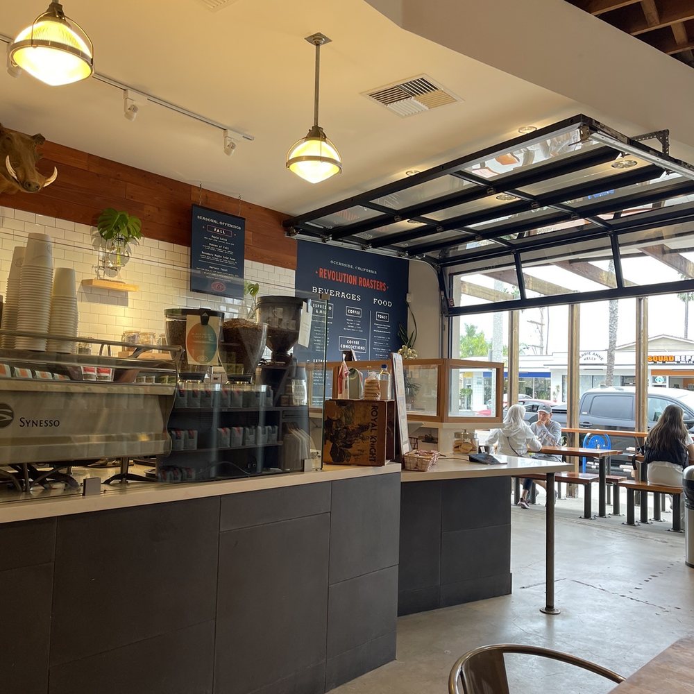 Revolution Roasters - Indoor coffee bar - Coffee & Tea Near Me - Oceanside, California Revolution Roasters - Indoor coffee bar - Coffee & Tea Near Me - Oceanside, California