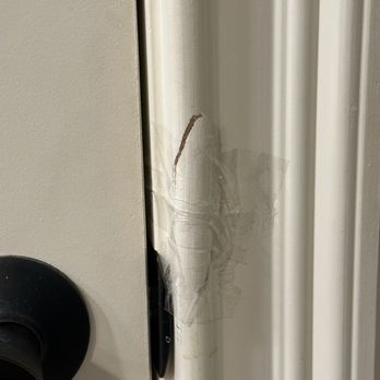 The Shoreline Moving Company - Broken wall piece they tried to tape on and never told us - Movers Near Me The Shoreline Moving Company - Broken wall piece they tried to tape on and never told us - Movers Near Me