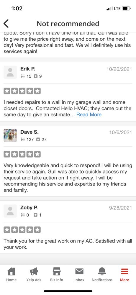 Slide of Hello HVAC