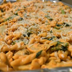 Cheech A' Cini's Truckin Trattoria - On our catering menu,  the Tuscan Sun is a sun dried Tomato Cream Sauce