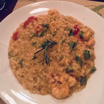 Domênico Pizzeria - Risotto de Camarões e aspargos frescos Shrimp and asparagus risotto - Pizza Near Me - Belo Horizonte, MG