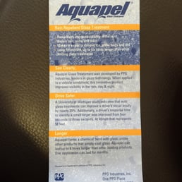 Rain repellent on steroids