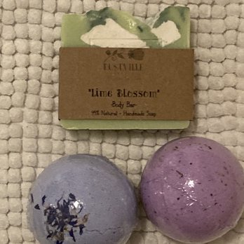 Rustville’s Soap Shop - Lime Blossom soap, Bluebonnet, and Lavender bath bombs - Cosmetics & Beauty Supply Near Me - Pittsburg, Texas Rustville’s Soap Shop - Lime Blossom soap, Bluebonnet, and Lavender bath bombs - Cosmetics & Beauty Supply Near Me - Pittsburg, Texas