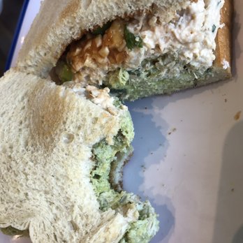 Roost Chicken Salad & Deli - Avocad chicken salad + Thai peanut chicken salad on bypassed sour dough - Delis Near Me - Longview, Texas