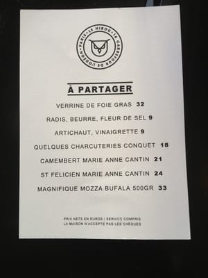 Menu photo 8 Le Hibou Paris, 75