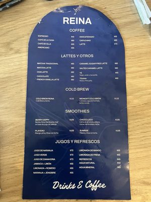 Menu photo 1 Reina Monterrey, NLE Menu photo 1 Reina Monterrey, NLE