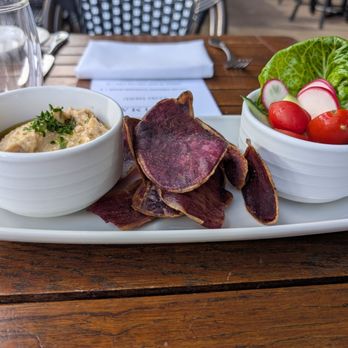 Merriman's Honolulu - Taro chips and hummus - Hawaiian Near Me - Honolulu, Hawaii Merriman's Honolulu - Taro chips and hummus - Hawaiian Near Me - Honolulu, Hawaii