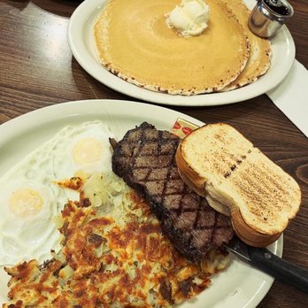 Ramblin Jacks Rib Eye - Bacon pancakes and prime rib breakfast - Steakhouses Near Me - Chehalis, Washington Ramblin Jacks Rib Eye - Bacon pancakes and prime rib breakfast - Steakhouses Near Me - Chehalis, Washington