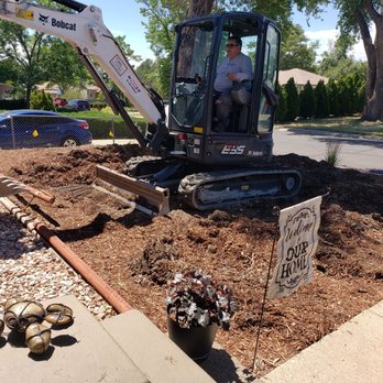 Right Away Heating - Digging the trench - Heating & Air Conditioning/HVAC Near Me - Denver, Colorado