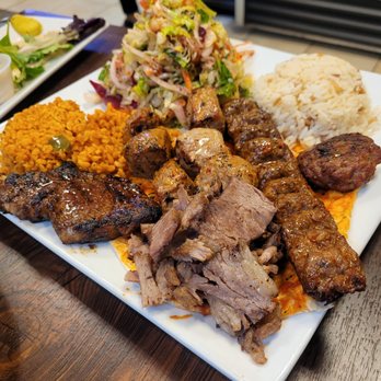 Kebab House - Mixed meat grill sampler - Mediterranean Near Me - Enfield, Connecticut