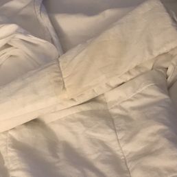 Stains on linen