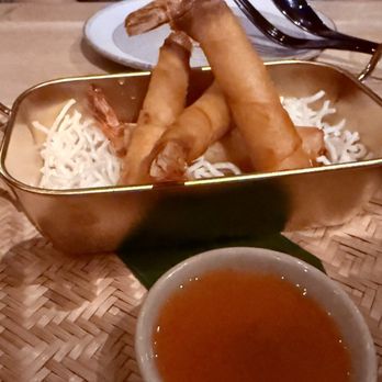 Paya Thai - Shrimp in a blanket with pineapple sauce - Thai Near Me - Atlanta, Georgia Paya Thai - Shrimp in a blanket with pineapple sauce - Thai Near Me - Atlanta, Georgia