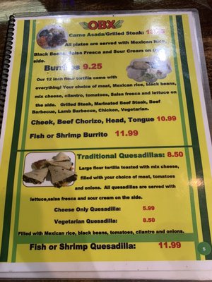 Menu photo 1 OBX Tortilleria y Panaderia Kill Devil Hills, NC Menu photo 1 OBX Tortilleria y Panaderia Kill Devil Hills, NC