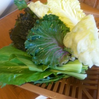 Makkal Chon - We had already eaten a few of the lettuce wraps before this picture was taken, LOL - Korean Near Me - Toronto, Ontario Makkal Chon - We had already eaten a few of the lettuce wraps before this picture was taken, LOL - Korean Near Me - Toronto, Ontario