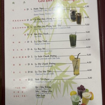 Pho Sydney - Drinks - Vietnamese Near Me - Atlantic City, New Jersey Pho Sydney - Drinks - Vietnamese Near Me - Atlantic City, New Jersey