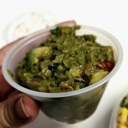 The darkest guac I've ever seen.