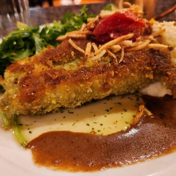 Glacier BrewHouse - Herb crusted alaska halibut - American Near Me - Anchorage, Alaska Glacier BrewHouse - Herb crusted alaska halibut - American Near Me - Anchorage, Alaska