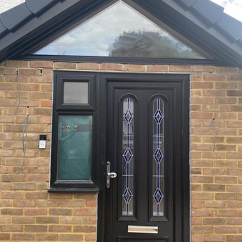 Heathrow Windows Ltd - Upvc Black colour windows and front door - Windows Installation Near Me - Northolt, SLG