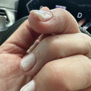 Crystal Nails And Spa - Uneven builder gel - Nail Salons Near Me - Hialeah, Florida
