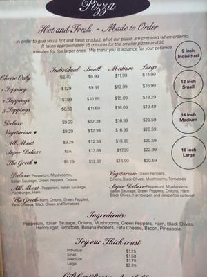 Menu photo 4 Pizza Palace Fayetteville, NC Menu photo 4 Pizza Palace Fayetteville, NC