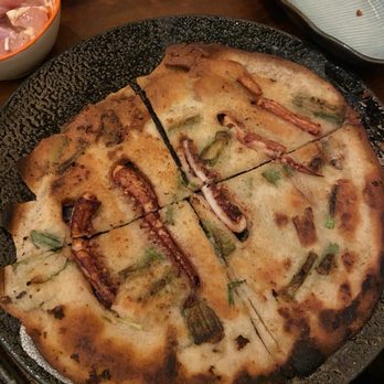 Gyu Ichiro - Seafood pancake A bit burnt (must eat it hot) - Sushi Bars Near Me - New York, New York Gyu Ichiro - Seafood pancake A bit burnt (must eat it hot) - Sushi Bars Near Me - New York, New York