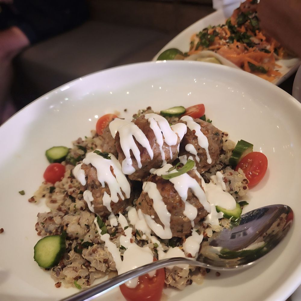 HG Sply - QUINOA MEATBALLS BYOB - American Near Me - Dallas, Texas HG Sply - QUINOA MEATBALLS BYOB - American Near Me - Dallas, Texas