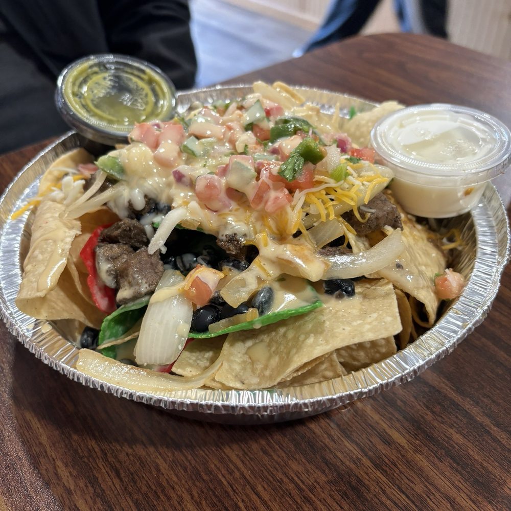Just Tacos Time - Steak nachos - Mexican Near Me - Carmel, Indiana